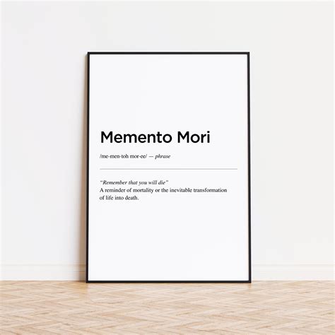 memento mori definition deutsch